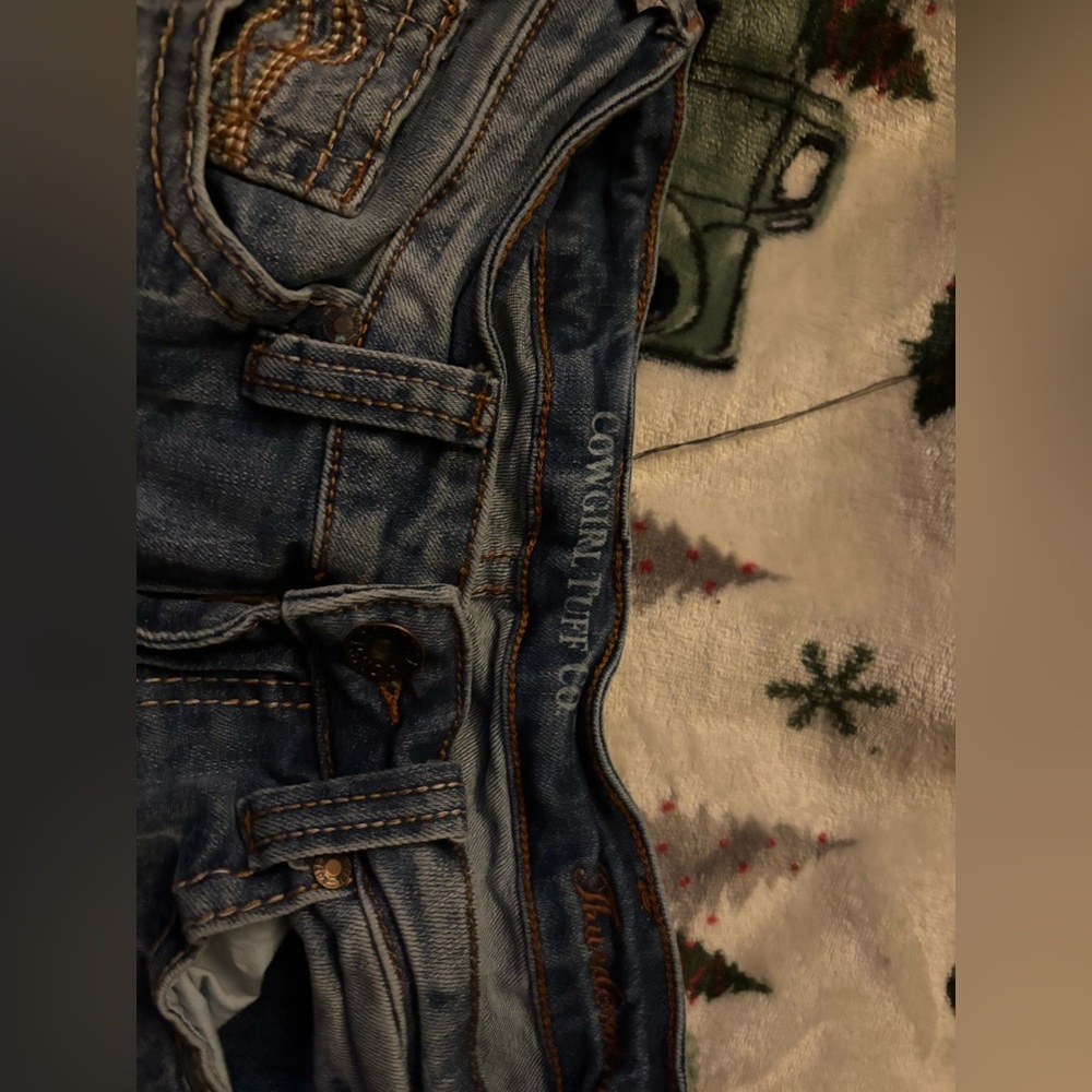 Cowgirl Tuff Women's Classic Blue Boot Cut Jeans